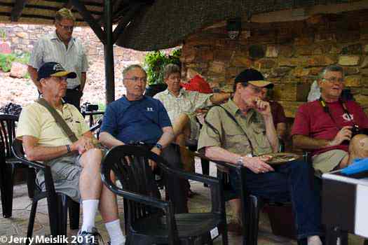 Watching the demonstrations